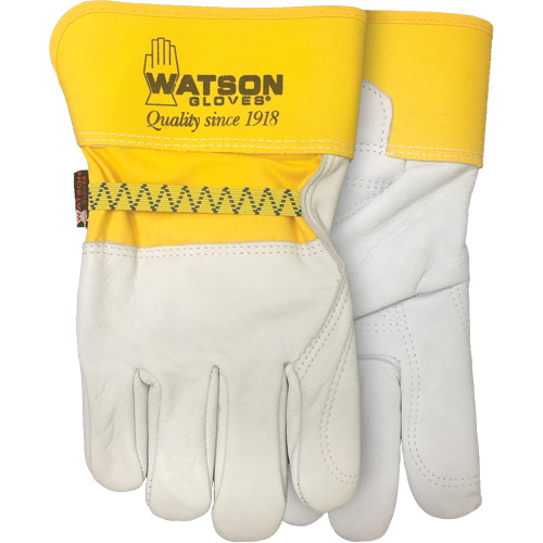 Double Trouble Gloves, One Size, Grain Cowhide Palm Pryde Industrial Inc.