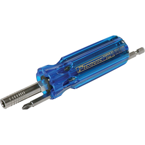 Super 8 Plus Multibit Screwdriver, Plastic Handle Pryde Industrial Inc.