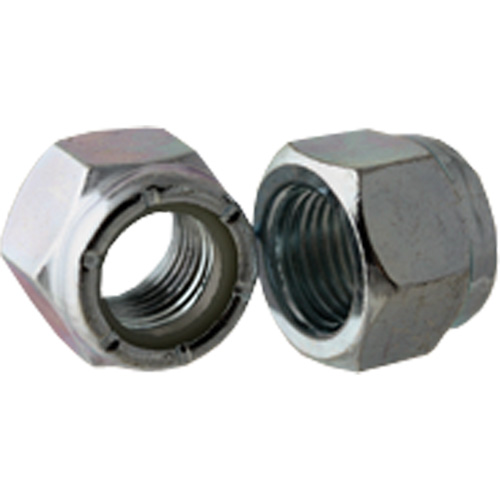 Nylock Nut, 5/16"-18 Dia., Zinc Cr+3, Coarse Pryde Industrial Inc.