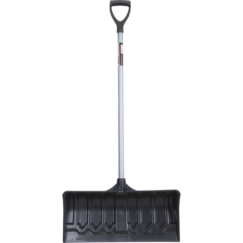 Snow Pusher, Polypropylene Blade, D-Grip Handle, 24-1/2" W Pryde Industrial Inc.
