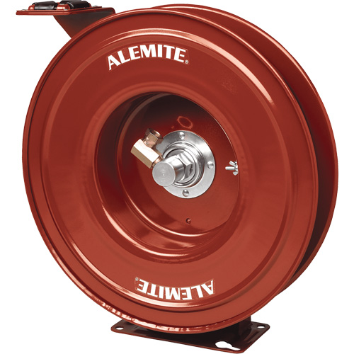 Alemite&reg; Heavy-Duty Hose Reel, Single Hose, 7" W x 19" D x 20-1/4" H Pryde Industrial Inc.
