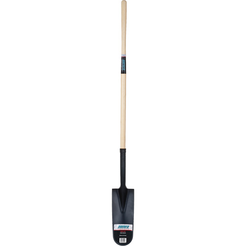 Heavy-Duty Drain Spade, Carbon Steel, 16" x 6" Blade, 45" L, Straight Handle Pryde Industrial Inc.