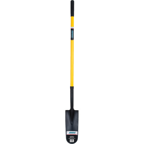 Pelle &agrave; drain, Acier durci, Lame 14" x 6", 46" lo, Manche Droit Pryde Industrial Inc.