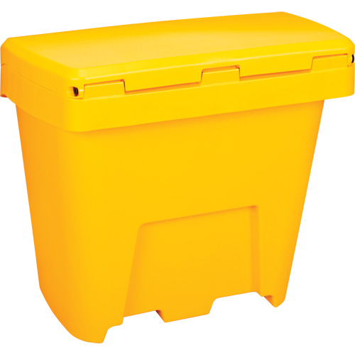 Salt & Sand Storage Bins, With Hasp, 21" x 27" x 26", 4.24 cu. ft., Yellow Pryde Industrial Inc.