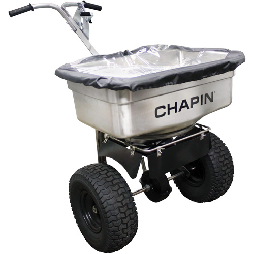 Professional Salt Spreader, 100 lbs. capacity Pryde Industrial Inc.