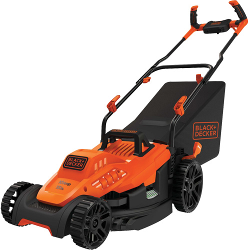 Lawn Mower with Comfort Grip Handle, Push Walk-Behind, Electric, 15" Cutting Width Pryde Industrial Inc.