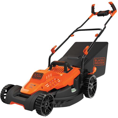 Lawn Mower with Comfort Grip Handle, Push Walk-Behind, Electric, 17" Cutting Width Pryde Industrial Inc.