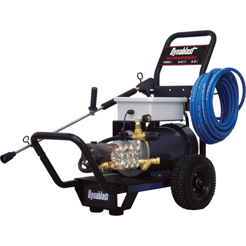 Hot & Cold Water Pressure Washer with Time Delay Shutdown, Electric, 1900 PSI, 4 GPM Pryde Industrial Inc.
