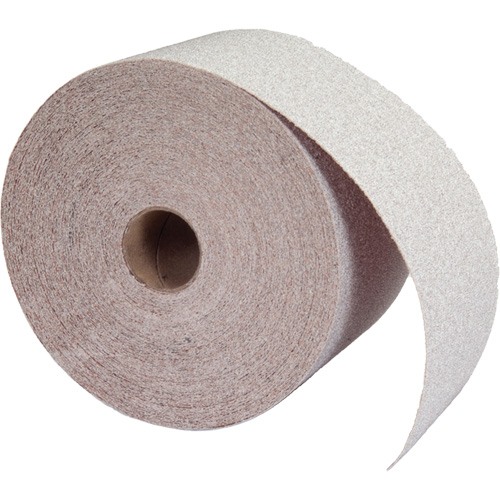 Abrasive No-Fil PSA Paper Roll, Aluminum Oxide, 2-3/4" W x 90' L, 120 Grit Pryde Industrial Inc.