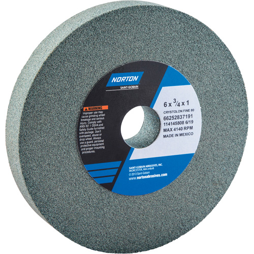 Bench Grinding Wheels - Gemini, 6" x 3/4", 1" Arbor Pryde Industrial Inc.