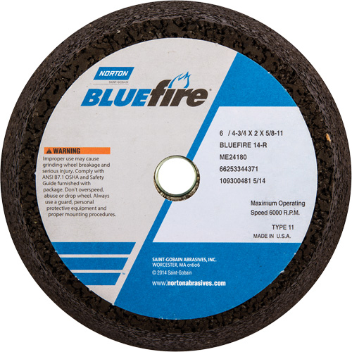 Disque &agrave; &eacute;barbage portatif non renforc&eacute; BlueFire Pryde Industrial Inc.