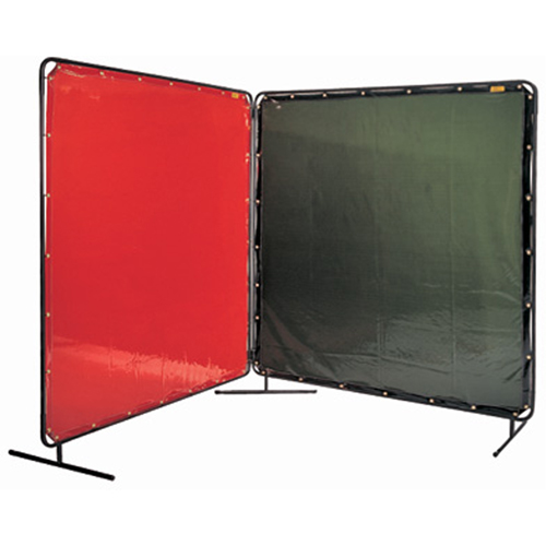 Welding Screen and Frame, Olive, 6' x 6' Pryde Industrial Inc.