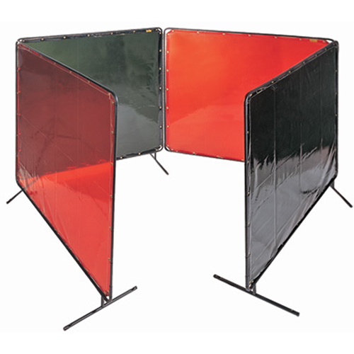 Welding Screen and Frame, Olive, 6' x 6' Pryde Industrial Inc.