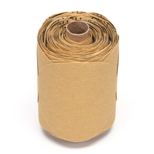 Stikit Gold Paper 216U Disc Roll, Aluminum Oxide, 5" W x 52' L, P100 Grit Pryde Industrial Inc.