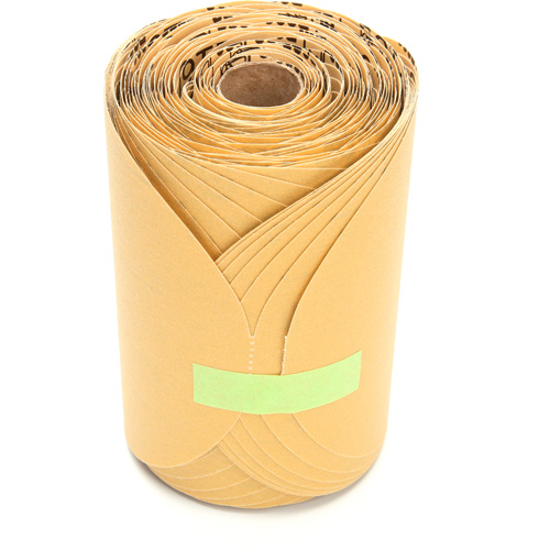 Stikit Gold Paper 216U Disc Roll, Aluminum Oxide, 6" W x 87' L, P220 Grit Pryde Industrial Inc.