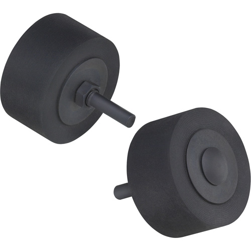2" x 1" x 1/4" Rubber Cushion Polishing Wheel 45129 Pryde Industrial Inc.