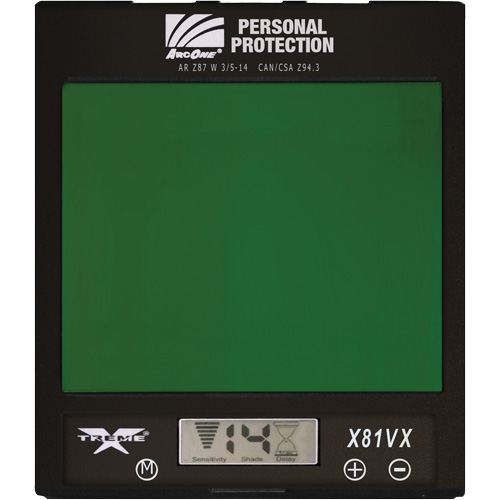 Lentille autoassombrissante ArcOne Xtreme, 4-1/2" la x 5-1/2" h Champ de vision, Pour utilisation avec Xtreme&reg; Pryde Industrial Inc.
