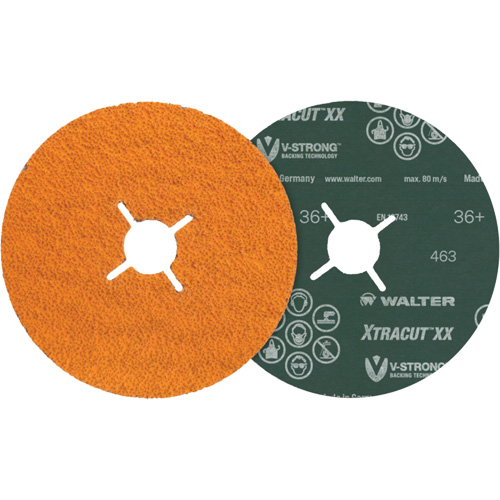 Disque XTRACUT XX, C&eacute;ramique, 36+, 5" Dia x 7/8" Arbre Pryde Industrial Inc.