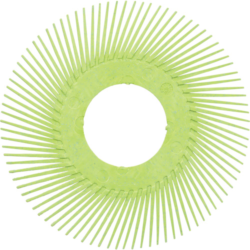 Scotch-Brite Type A Precision Radial Bristle Brush PN-RB without Adapter, Ceramic, 50+ Grit, 6" Dia. Pryde Industrial Inc.