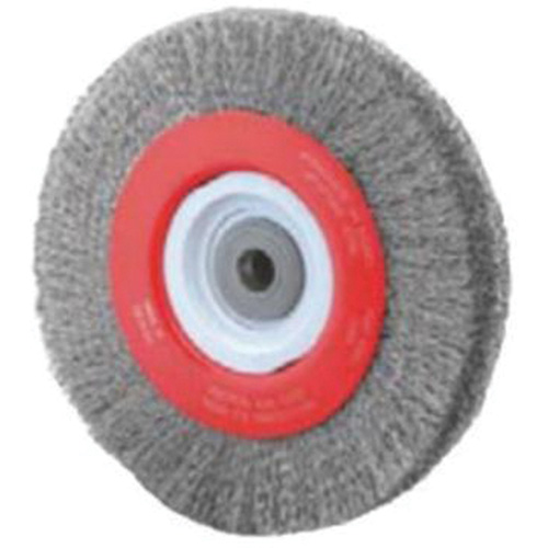 Roue d'&eacute;tabli sertie, 8" dia., Fils 0,014", Arbre 1/2"-2 Pryde Industrial Inc.