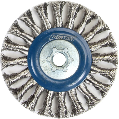 Roue compl&egrave;te de c&acirc;ble de torsion, Dia. 4", Fils 0,02", Arbre 5/8"-11, Acier inoxydable Pryde Industrial Inc.