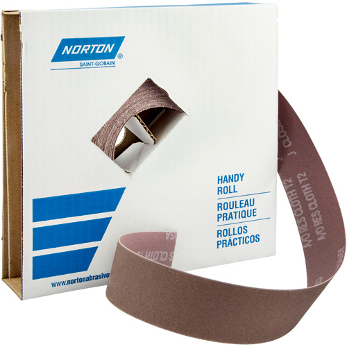 Metalite&reg; K225 Shop Rolls, Aluminum Oxide, 1-1/2" W x 150' L, P50-X Grit Pryde Industrial Inc.