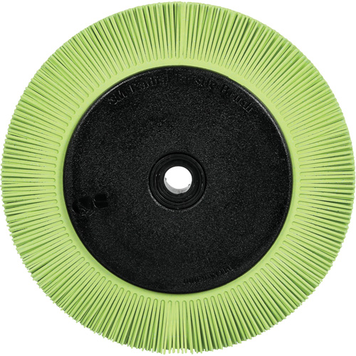 Scotch-Brite Type S Precision Radial Bristle Brush PN-RB with Flange, Ceramic, 50+ Grit, 8" Dia. Pryde Industrial Inc.
