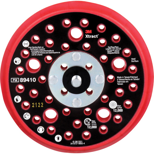 Xtract Hard Back-Up Pad Pryde Industrial Inc.