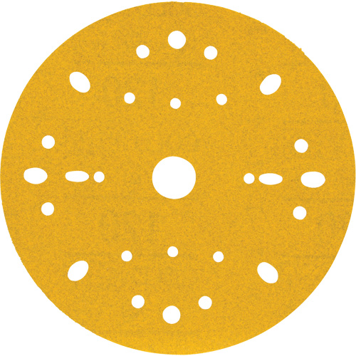Disque abrasif dor&eacute; Hookit, dia 6", Grain 120, Oxyde d'aluminium, Poids C Pryde Industrial Inc.