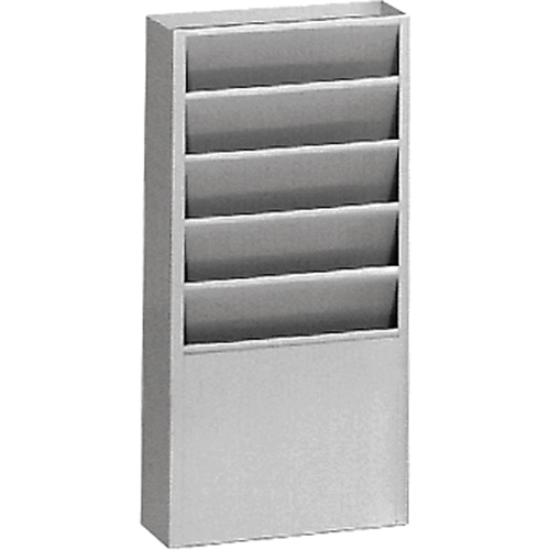 Pr&eacute;sentoirs, Stationnaire, 5 fentes, Acier, 9-3/4" la x 4-1/8" p x 21" h Pryde Industrial Inc.
