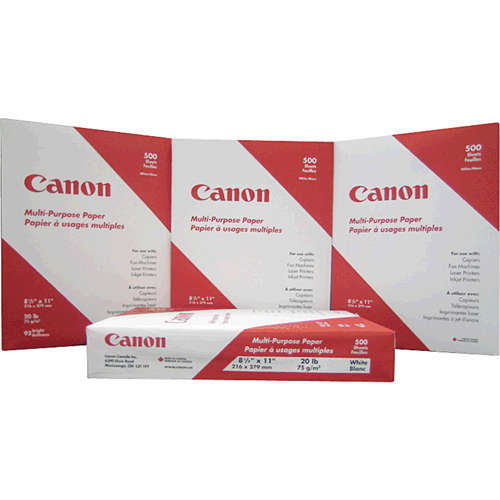 Papier pour copies a usage multiple, 8-1/2" x 11", 20 lb, Blanc Pryde Industrial Inc.