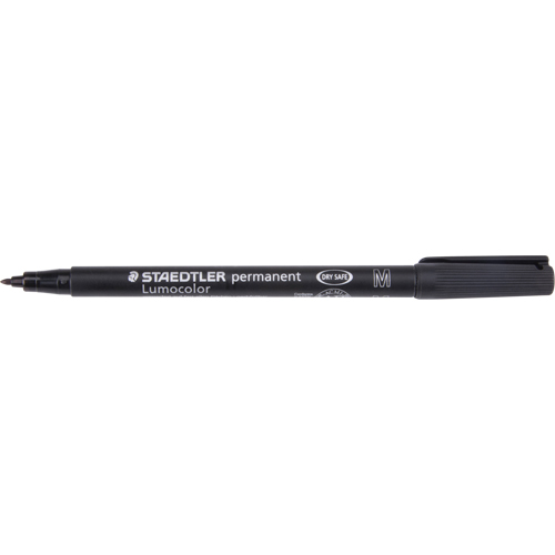 Lumocolor&reg; Permanent Marker, Black, Medium Tip Pryde Industrial Inc.