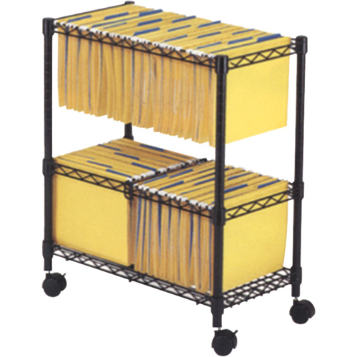 File Carts- 2-tier Rolling File Cart Pryde Industrial Inc.
