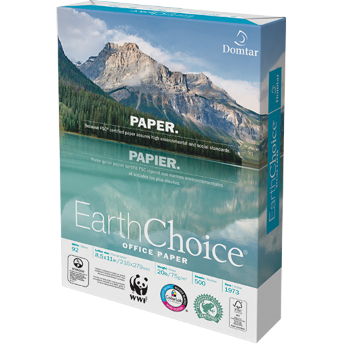 Papier pour le bureau EarthChoice, FSC, 8-1/2" x 11", 20 lb, Blanc Pryde Industrial Inc.