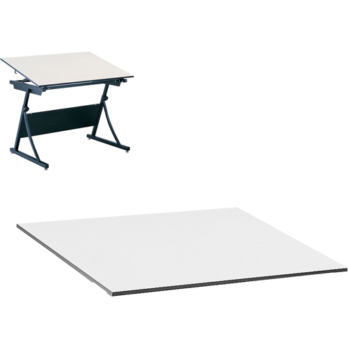 Dessus de table Planmaster, 60" la x 3/4" h, Blanc Pryde Industrial Inc.