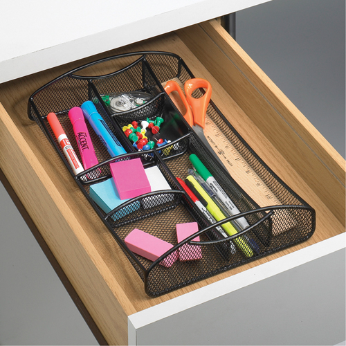 OnyxSteel Mesh Desktop Organizers Pryde Industrial Inc.
