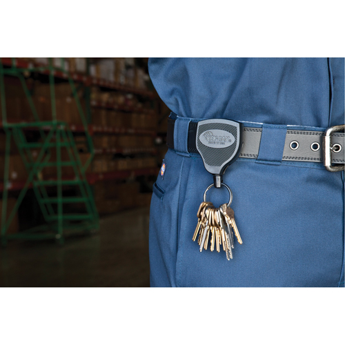 Porte-cl&eacute;s Super48, Polycarbonate, C&acirc;ble 48", Fixation Agrafe de ceinture Pryde Industrial Inc.