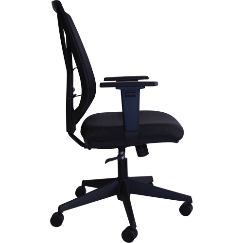 Activ A-47 Synchro Office Chair, Fabric, Black, 275 lbs. Capacity Pryde Industrial Inc.