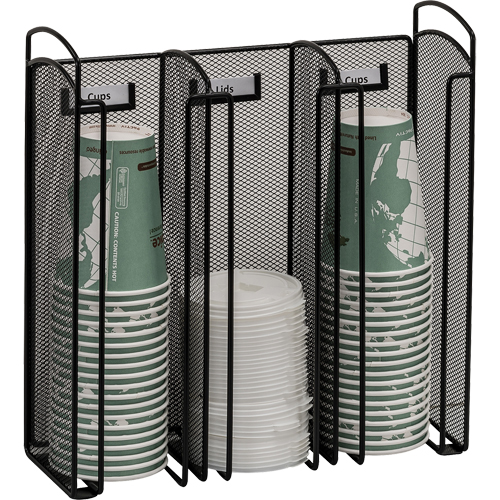 Organisateur Onyx pour verres et couvercles Pryde Industrial Inc.