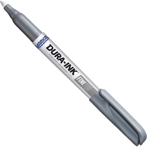 Marqueur permanent Dura-Ink no 15, Argent, Pointe Fin Pryde Industrial Inc.