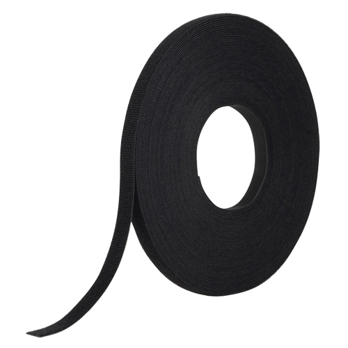 One-Wrap&reg; Fastener Tape, Hook & Loop, 25 yds x 1/2", Self-Grip, Black Pryde Industrial Inc.