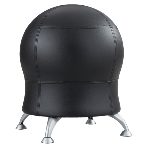 Zenergy Ball Chair, Vinyl, Black, 250 lbs. Capacity Pryde Industrial Inc.