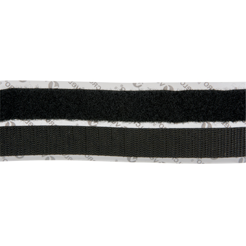 Attache, Boucle et crochet, 15' x 3/4", Adh&eacute;sif, Noir Pryde Industrial Inc.