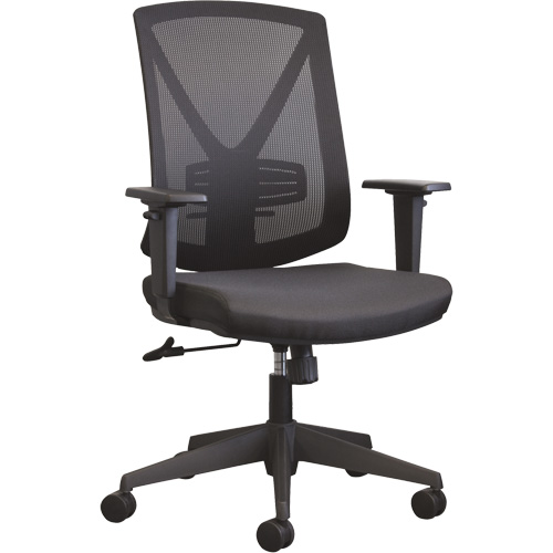 Activ A-47 Synchro Office Chair, Fabric, Black, 275 lbs. Capacity Pryde Industrial Inc.