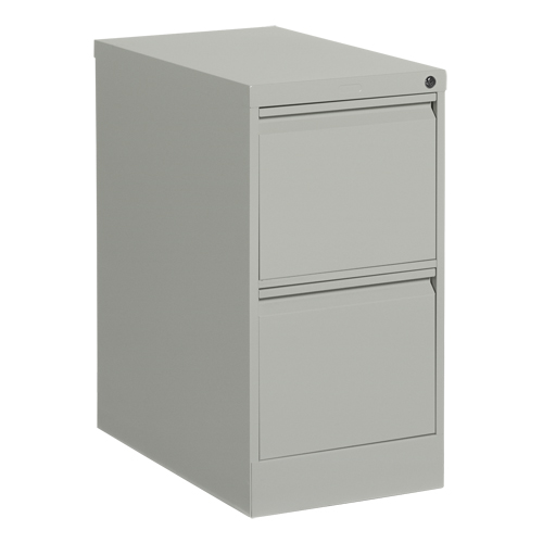 Classeur vertical, Acier, 2 tiroirs, 15-1/7" la x 25" p x 29" h, Gris Pryde Industrial Inc.