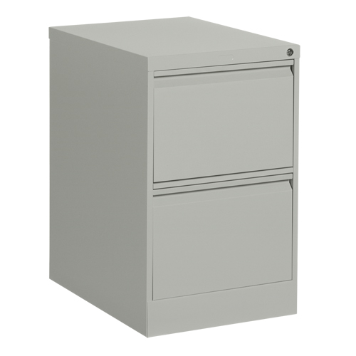 Classeur vertical, Acier, 2 tiroirs, 18-1/7" la x 25" p x 29" h, Gris Pryde Industrial Inc.