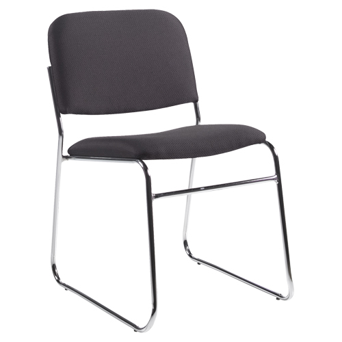 Chaise sans accoudoirs, Tissu, Hauteur 30", Capacit&eacute; 200 lb, Noir Pryde Industrial Inc.