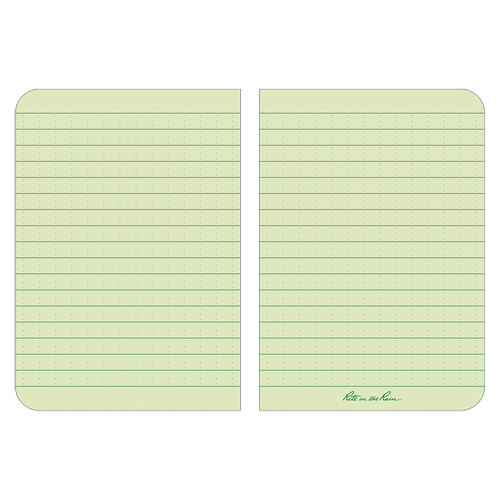Memo Book, Soft Cover, Green, 112 Pages, 3-1/2" W x 5" L Pryde Industrial Inc.