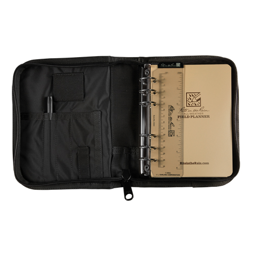 Field Planner Starter Kit, Soft Cover, Black, 0 Pages, 4-5/8" W x 7" L Pryde Industrial Inc.