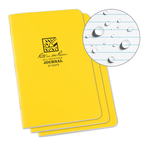 Carnet de notes, Couverture souple, Jaune, 48 Pages, 4-5/8" , 7"  Pryde Industrial Inc.